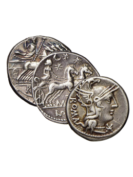 tre monete romane